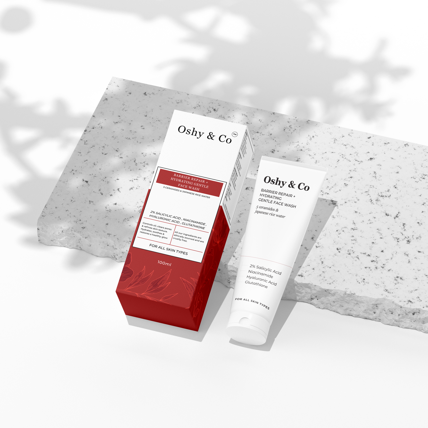 Oshy & Co Barrier Repair + Hydrating Gentle Face Wash